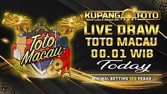 Live Draw Toto Macau Jam 13.00 Hari Ini